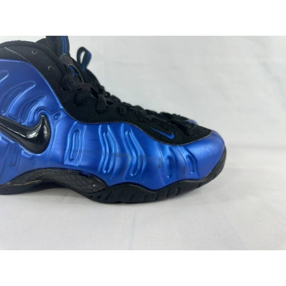 Nike Foamposite Pro B Varsity Royal Black 2001 Shoes 624041-401 Men's Size 10.5